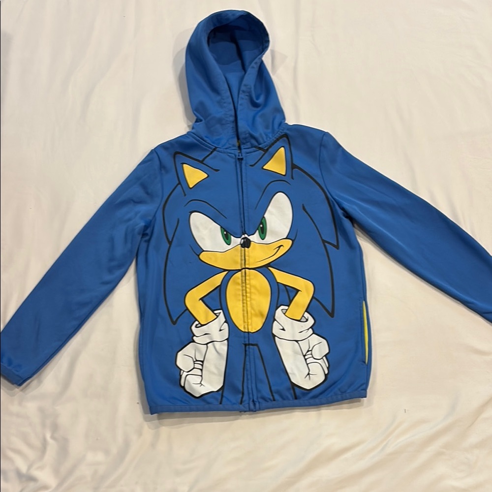 Jumping Beans Blue and Yellow Cartoon Sweatshirt